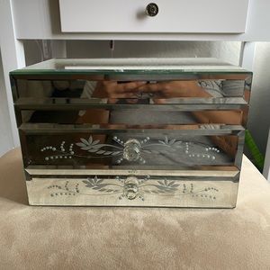Storage & Organization - Mirrored jewelry box Storage & Organization - Mirrored jewelry box
